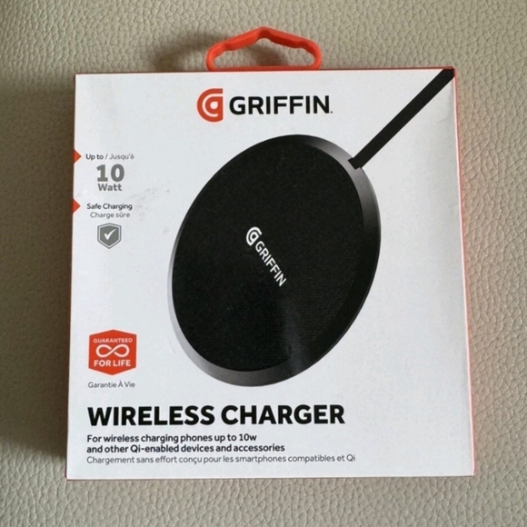 Griffin 10w Black Wireless Charger- Universal - Picture 1 of 2